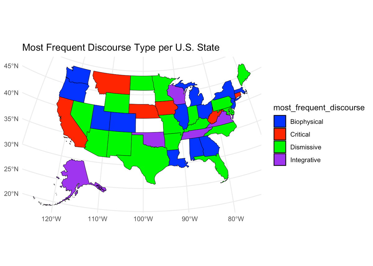 The Geography of Climate Discourses